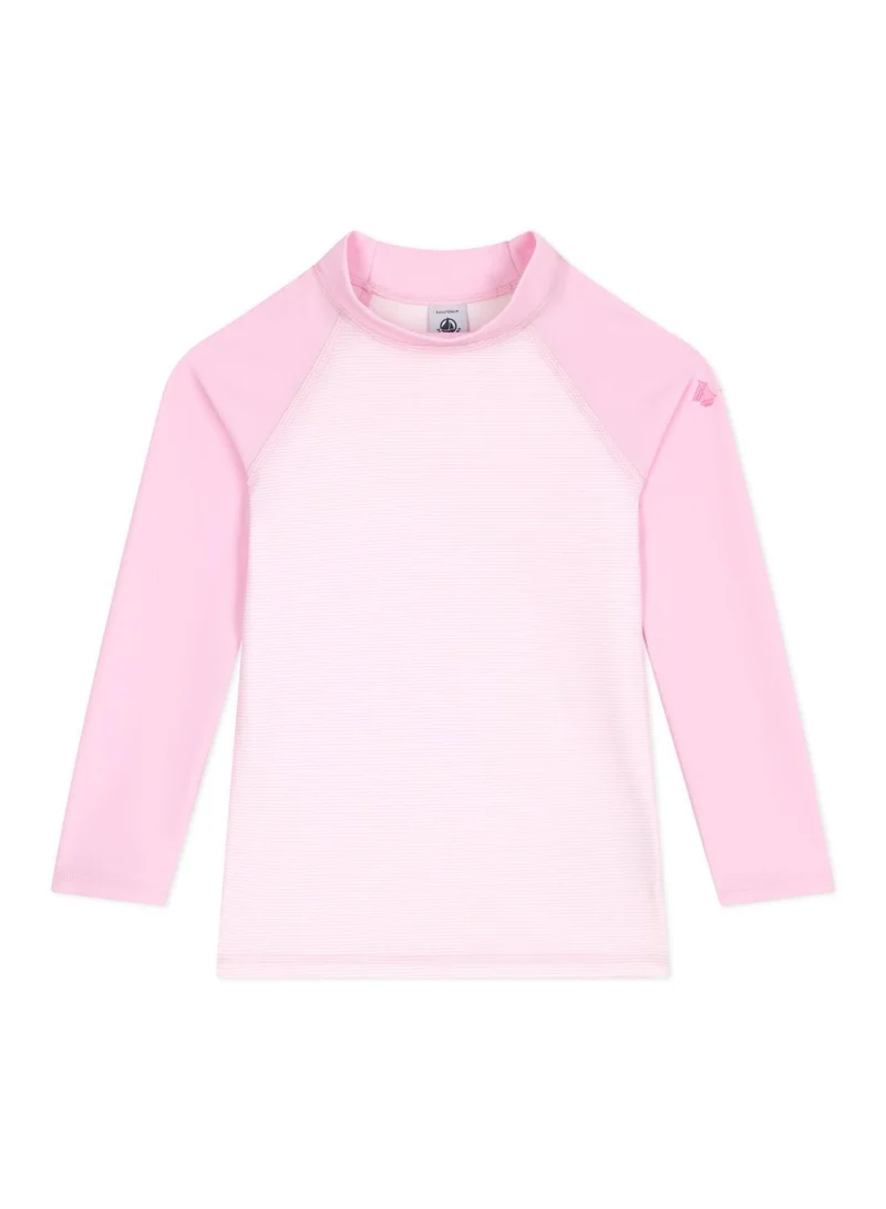 بيتي باتو Children's UV-protective long-sleeved stripy swim T-shirt